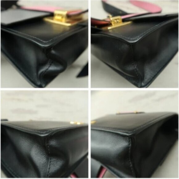 Authentic Prada Cahier Ribbon Mulitcolor Leather Shoulder Bag 550-100125 - Picture 7 of 12